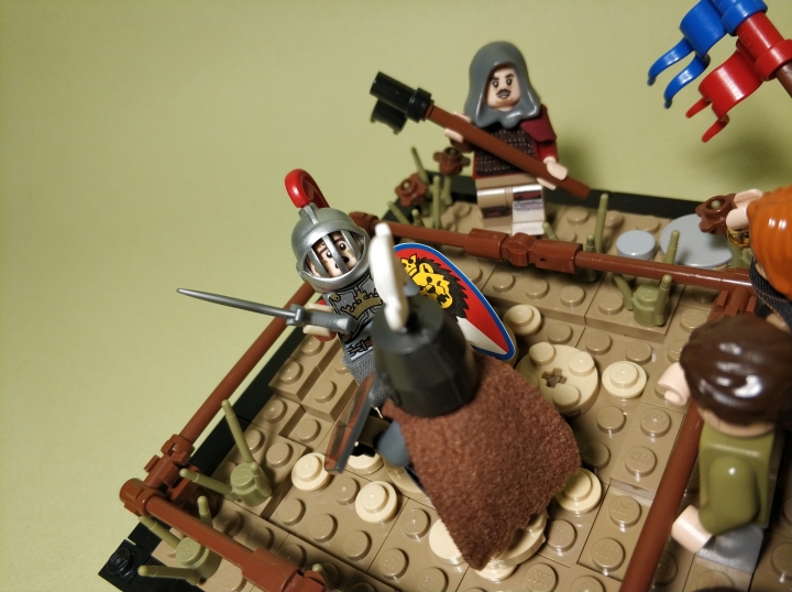 LEGO MOC - 16x16: Duel - The duel of two masters: (3)