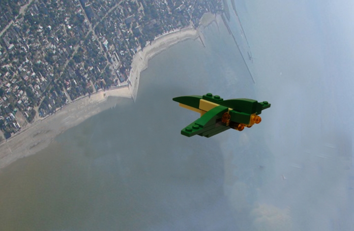 LEGO MOC - 16x16: Micro - Дрон разведчик.