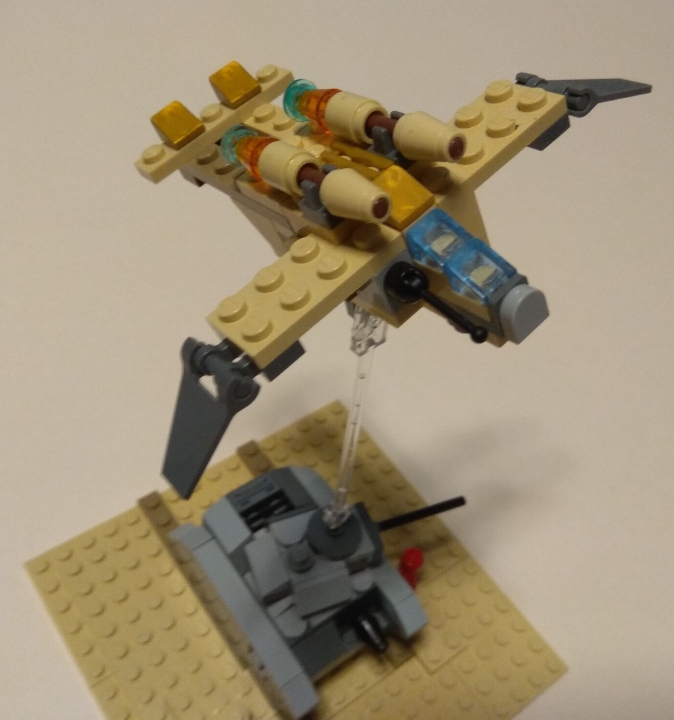 LEGO MOC - 16x16: Micro - Валькирия и химера.: Валькирия.