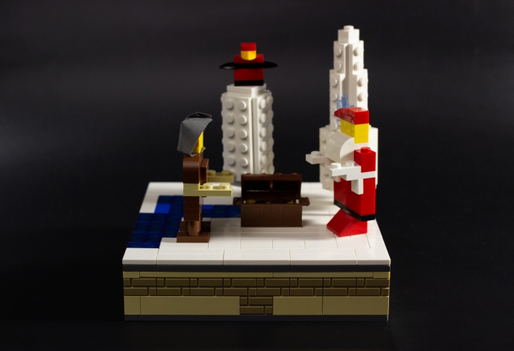LEGO MOC - New Year's Brick 2020 - Встреча с Морозко