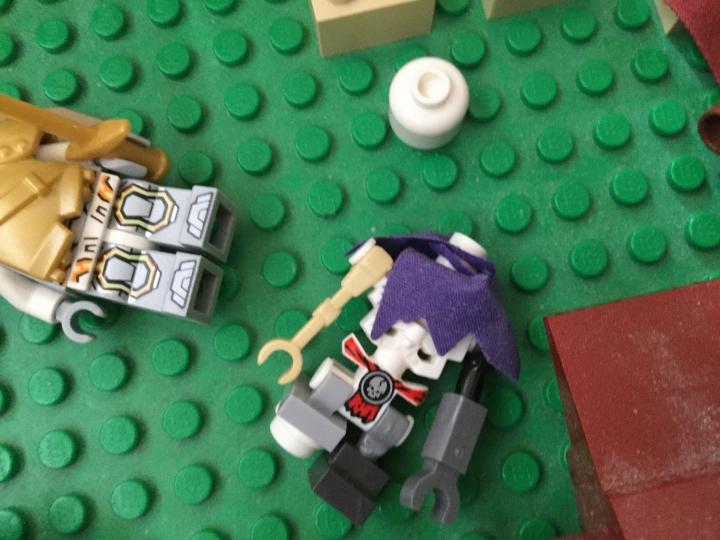 LEGO MOC - Младшая лига. Конкурс 'Средневековье'. - Рассказ битва у знахаря 