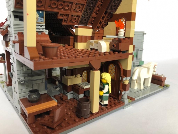 LEGO MOC - Младшая лига. Конкурс 'Средневековье'. - Внутренний двор замка