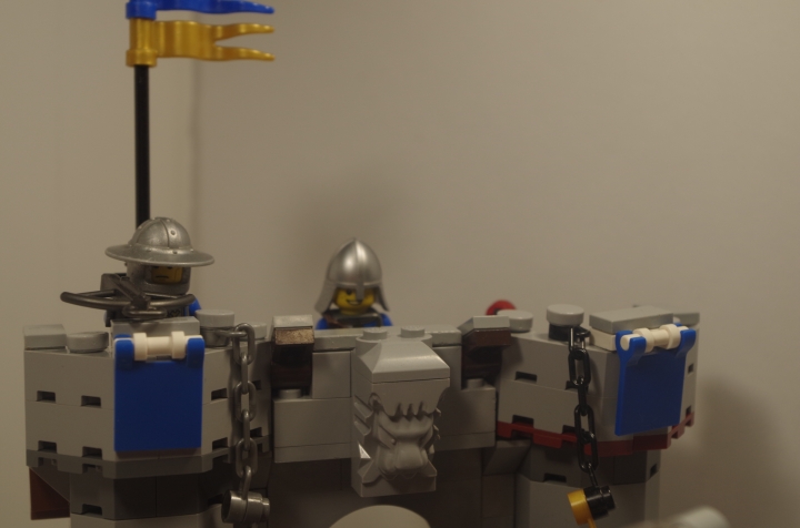 LEGO MOC - Младшая лига. Конкурс 'Средневековье'. - На нас напали!!!: Защита замка.