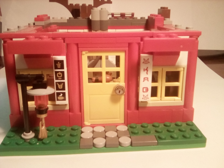 LEGO MOC - Младшая лига. Конкурс 'Средневековье'. - Средневековый дом.: Первый этаж.