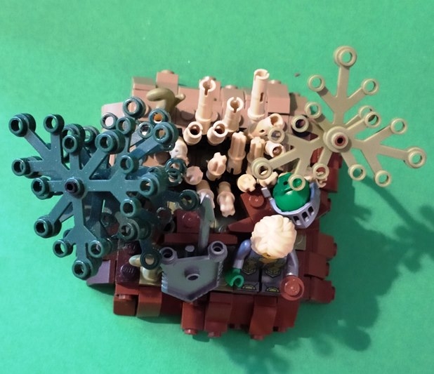 LEGO MOC - Младшая лига. Конкурс 'Средневековье'. - На привале