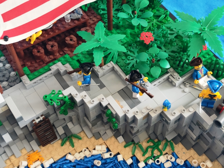 LEGO MOC - Младшая лига. Конкурс 'Средневековье'. - Пиратское логово