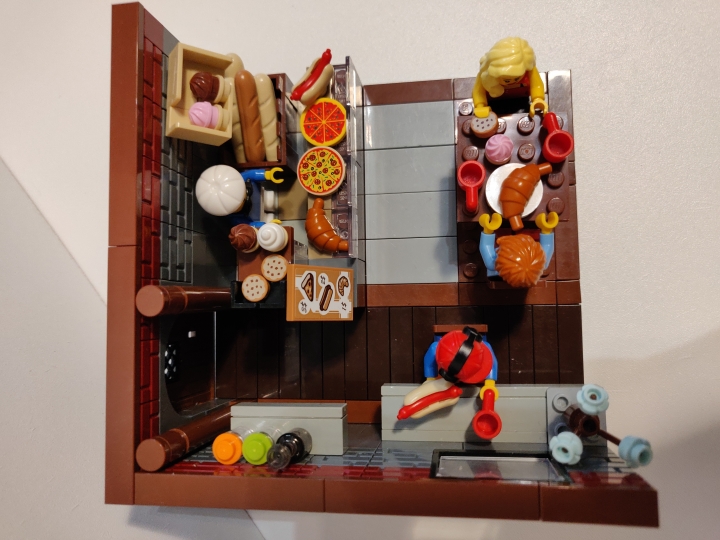 LEGO MOC - LEGO-конкурс 16x16: 'Все работы хороши' - Пекарь: Вид сверху