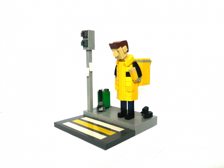 LEGO MOC - LEGO-конкурс 16x16: 'Все работы хороши' - Курьер: Общий вид