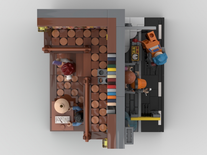 LEGO MOC - LEGO-конкурс 16x16: 'Все работы хороши' - Книги любят тишину
