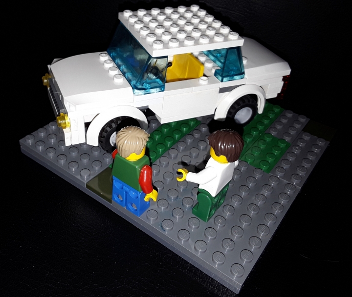 LEGO MOC - LEGO-конкурс 16x16: 'Иллюстрация' - Автомобиль (Н.Н. Носов)