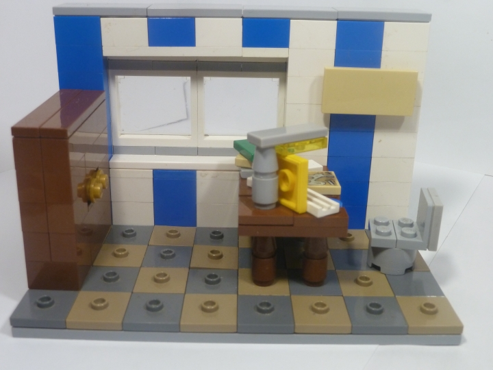 LEGO MOC - LEGO-конкурс 16x16: 'Иллюстрация' - 'Страна невыученных уроков': Комната без персонажей