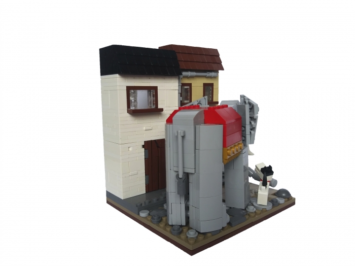 LEGO MOC - LEGO-конкурс 16x16: 'Иллюстрация' - Слон и Моська