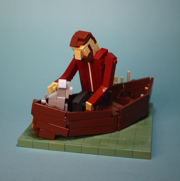 LEGO MOC - LEGO-конкурс 16x16: 'Иллюстрация' - Муму