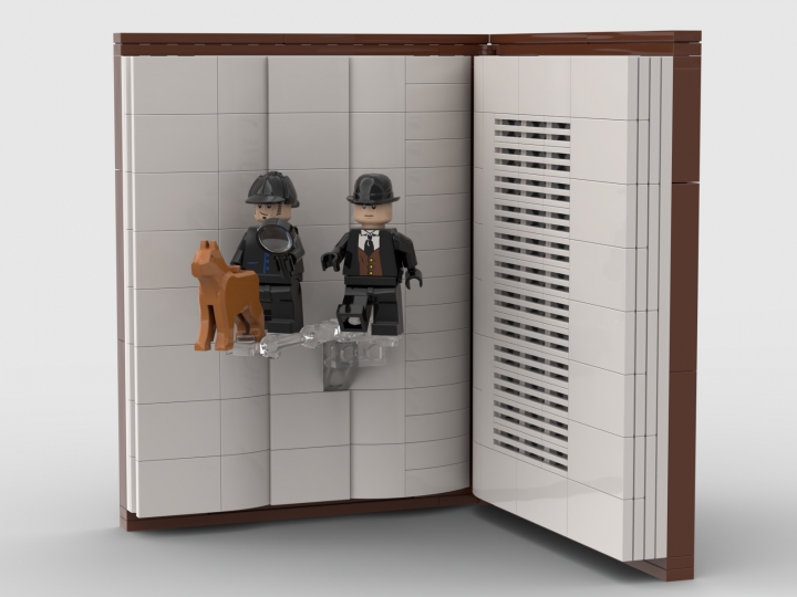 LEGO MOC - LEGO-конкурс 16x16: 'Иллюстрация' - По следу