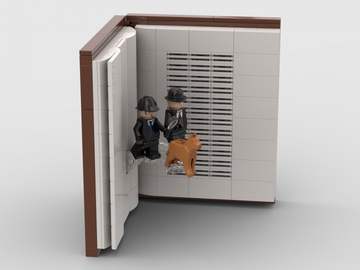 LEGO MOC - LEGO-конкурс 16x16: 'Иллюстрация' - По следу