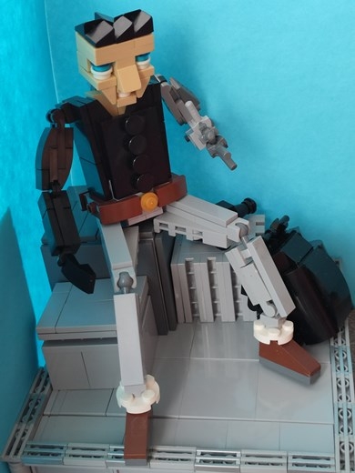 LEGO MOC - LEGO-contest 16x16: 'Cyberpunk' - Киборг-снайпер: Другой ракурс.