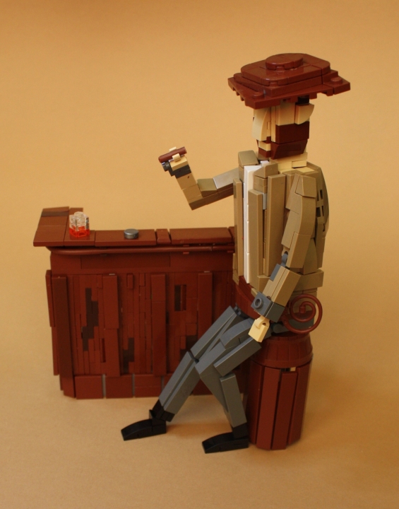 LEGO MOC - LEGO-contest 16x16: 'Western' - За барной стойкой 
