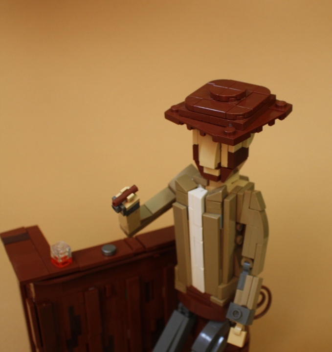 LEGO MOC - LEGO-contest 16x16: 'Western' - За барной стойкой 