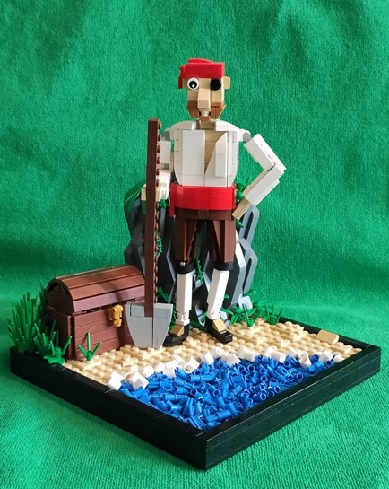 LEGO MOC - LEGO-contest 24x24: 'Pirates' - Пиратские сокровища: Наш герой.
