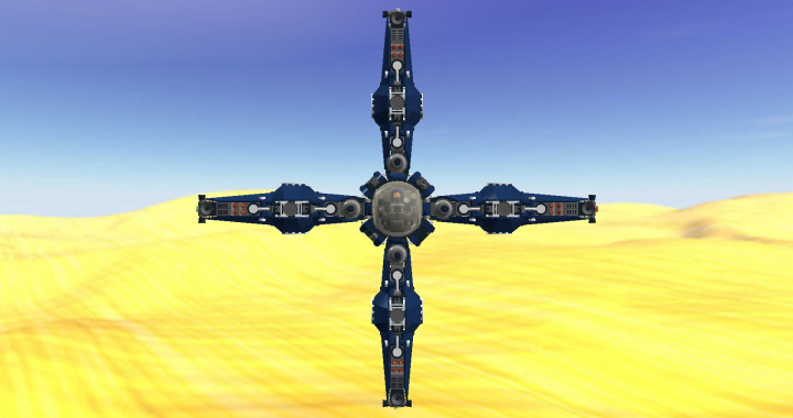 LEGO MOC - LEGO-конкурс 'Путь к звездам' - Истребитель «Фалкрум» / Starfighter «Fulcrum»