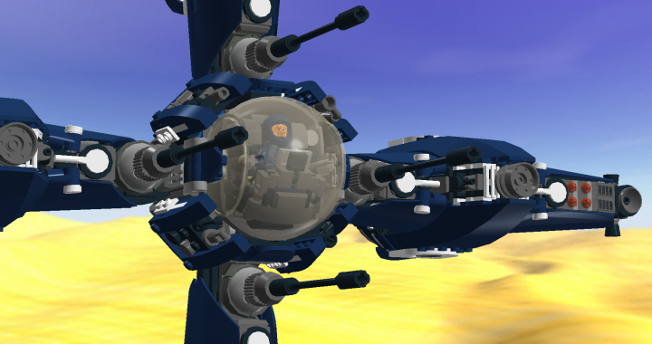 LEGO MOC - LEGO-конкурс 'Путь к звездам' - Истребитель «Фалкрум» / Starfighter «Fulcrum»