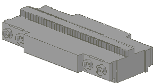 Bricker - Pièce LEGO - 2670 Monorail Track Straight Short