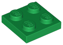 Bricker - Pièce LEGO - 3022 Plate 2 x 2