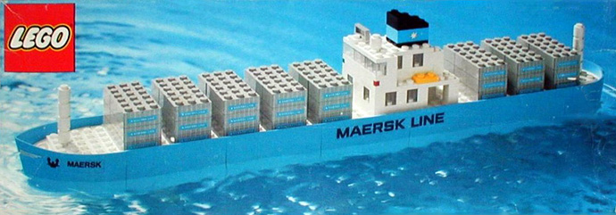 Bricker - Construit par LEGO 1650 Maersk Line container ship