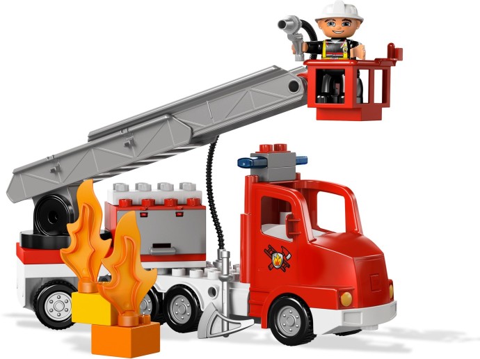 Bricker - Construit par LEGO 5682 Le camion des pompiers (Fire Truck)