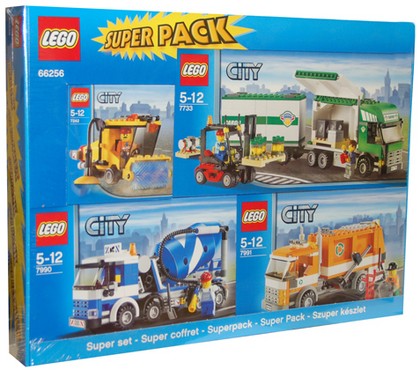 Bricker - Construit par LEGO 66256 City Vehicles Value Pack
