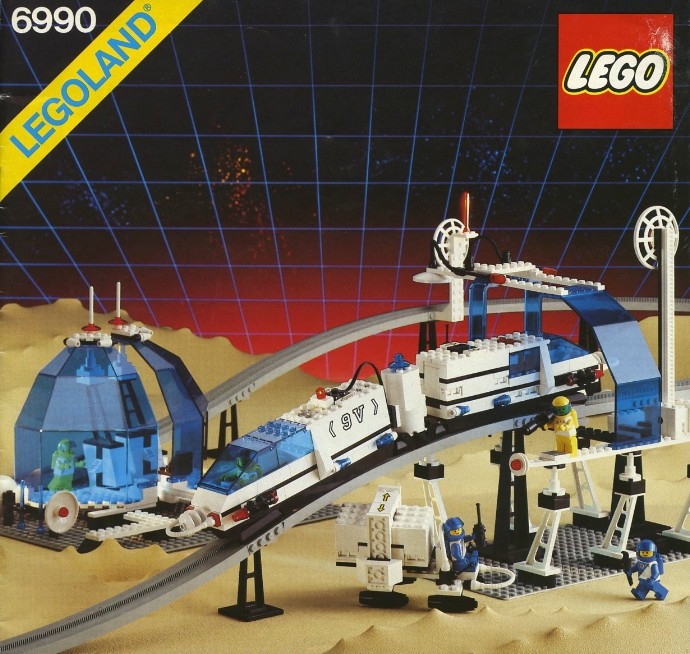 Bricker - Construit par LEGO 6990 Le Monorail futuron (Monorail Transport  System)