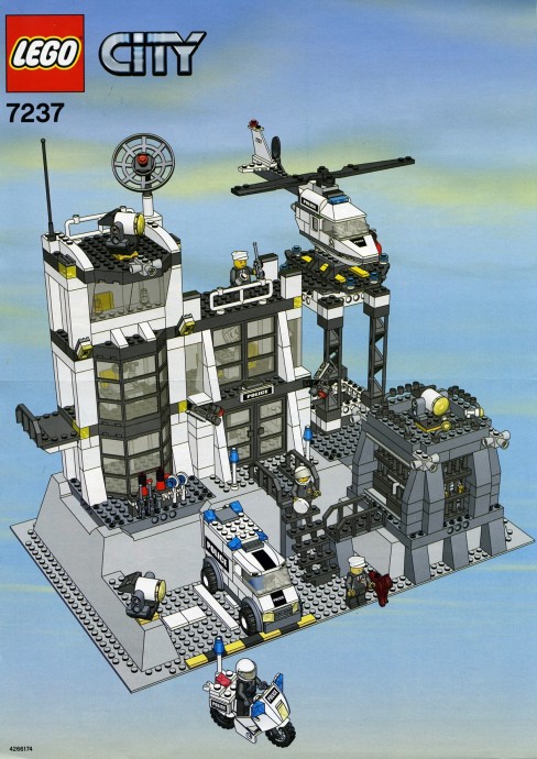 Bricker - Construit par LEGO 7237 Police Base