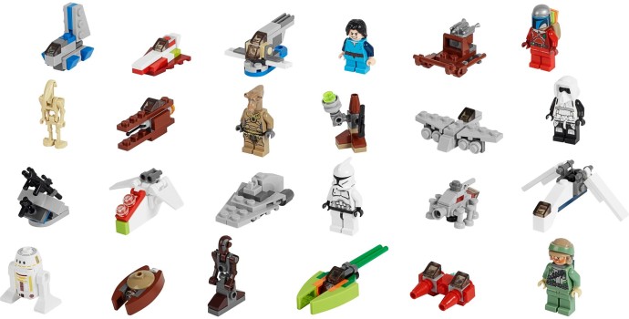 Bricker - Construit par LEGO 75023 Calendrier de l'Avent LEGO® Star Wars™ (Star  Wars Advent Calendar)