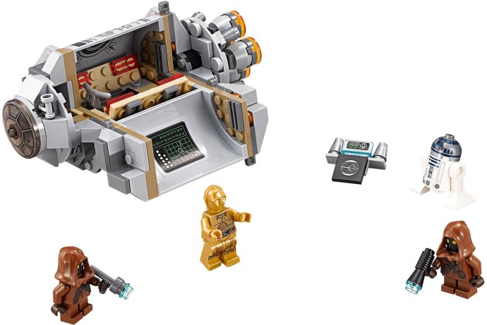 Bricker - Construit par LEGO 75136 Droid Escape Pod