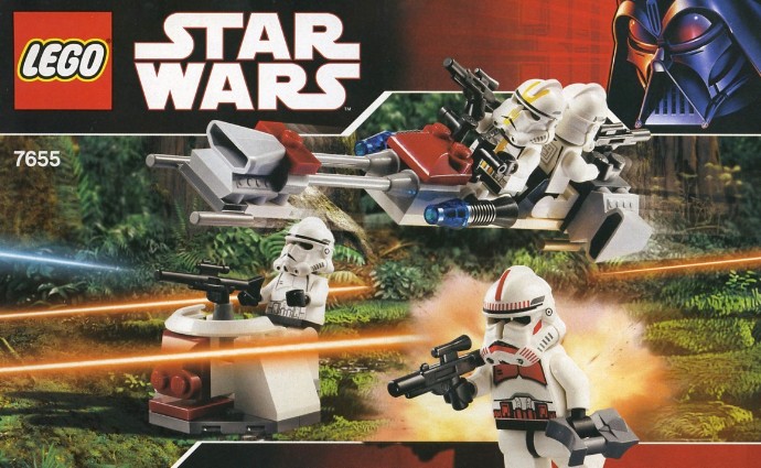 Bricker - Construit par LEGO 7655 Clone Troopers Battle Pack