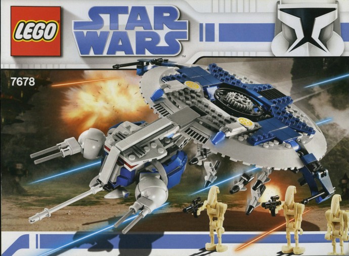 Bricker - Construit par LEGO 7678 Droid Gunship