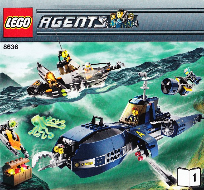 Bricker - Construit par LEGO 8636 Mission 7: Deep Sea Quest