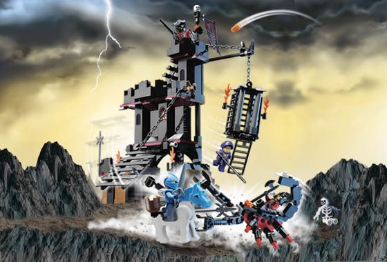 Bricker - Construit par LEGO 8876 Scorpion Prison Cave