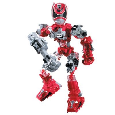 Bricker - Construit par MEGABLOKS 5756 Red Ranger SPD Super Tech Hero