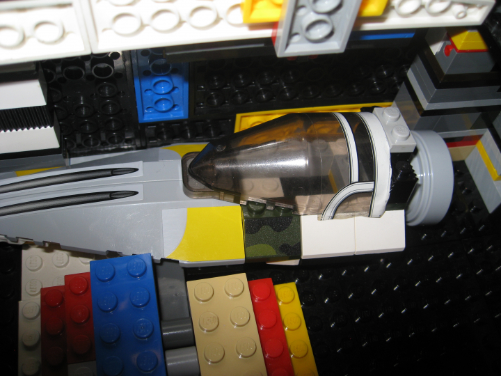 LEGO MOC - In a galaxy far, far away... - Разрушитель перевозящий 2 истребителя (РП2И)