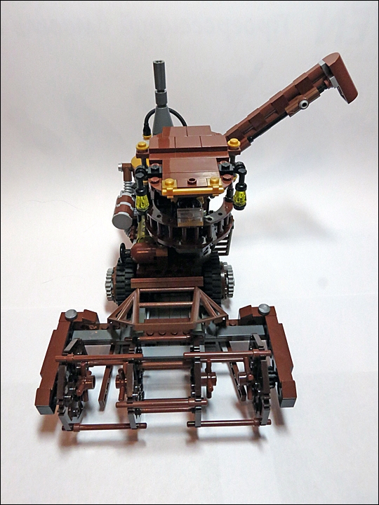 LEGO MOC - Steampunk Machine - Steampunk Harvester: Компактен и могуч!