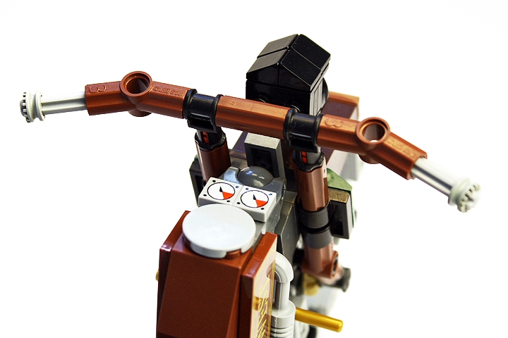 LEGO MOC - Steampunk Machine - Thomas Watts' Steam Motorcycle (Miniland)