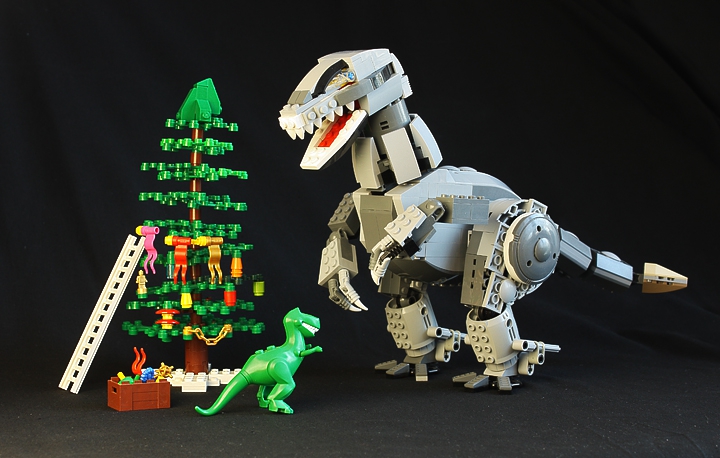 LEGO MOC - New Year's Brick 2014 - New Year Jurassic: ...<br />
