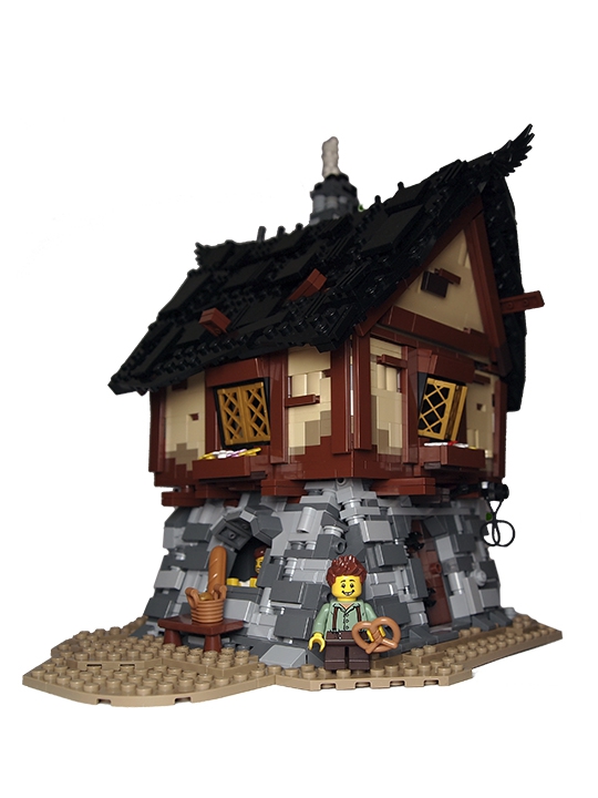LEGO MOC - LEGO Architecture - Bakery from Reminiscences