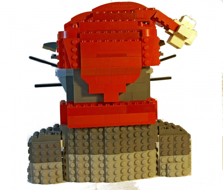 LEGO MOC - New Year's Brick 2016 - Кот Матроскин: вид сзади