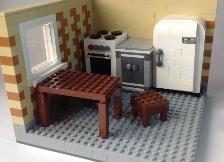 LEGO MOC - Joy and Sadness of Great Victory - Служили два товарища. Один на флоте, другой в пехоте.