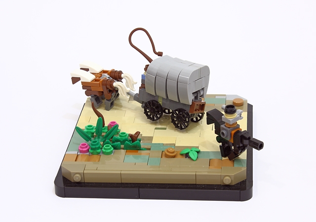 LEGO MOC - LEGO-contest 16x16: 'Western' - Дорога на запад
