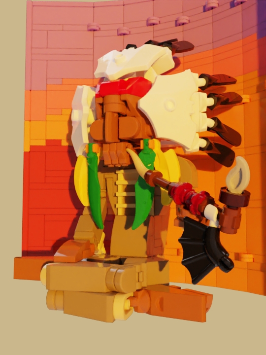 LEGO MOC - LEGO-contest 16x16: 'Western' - «— Закопаем топор войны, о бледнолицый брат мой, и раскурим же трубку мира»