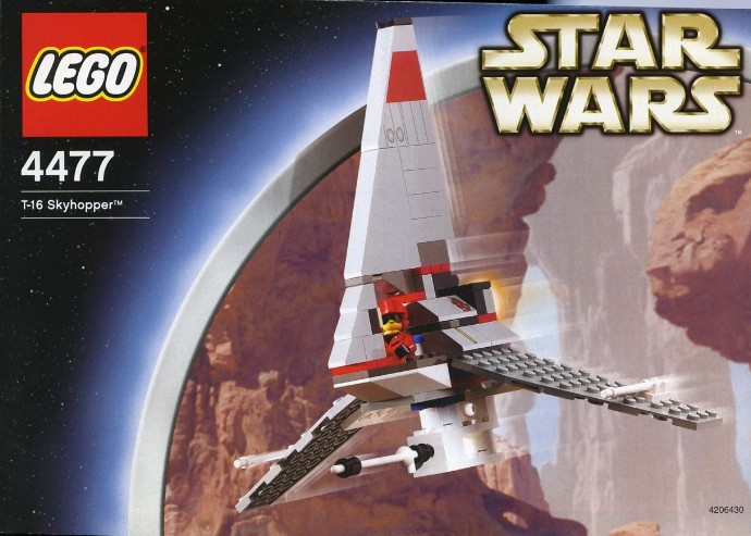 Bricker - Construit par LEGO 4477 T-16 Skyhopper