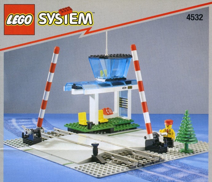 Bricker - Construit par LEGO 4532 Level Crossing